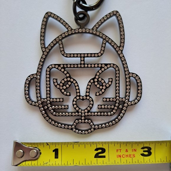 Chanel Cat Pendant Necklace with Crystals - Picture 3 of 15